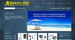 Desktop Screenshot of elektrooke.nl
